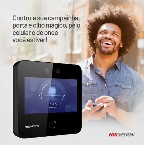 Controle de acesso facial Hikvision